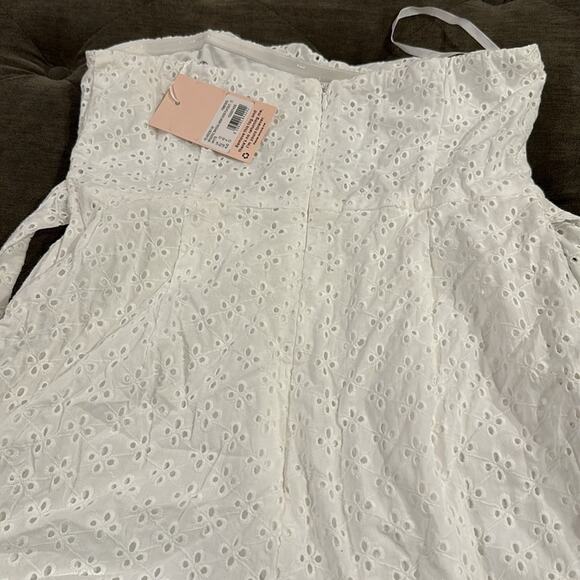 missguided broderie bandeau wrap over playsuit size 8 NWT - Picture 5 of 5